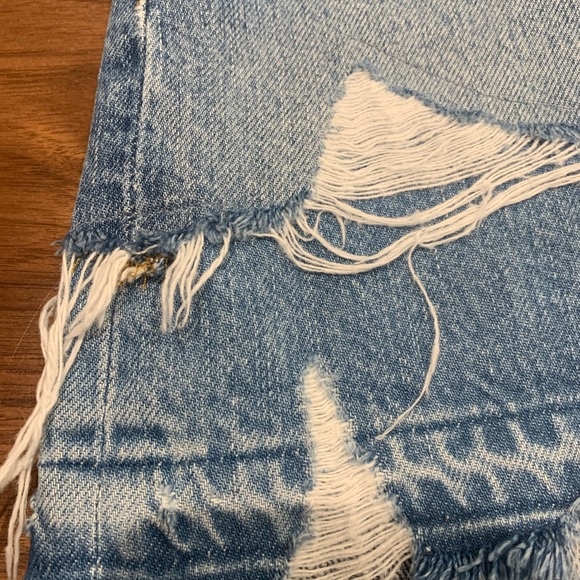 Frame Le Mini Skirt Front Split Release Hem - Picture 10 of 15